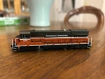 Scale Atlas 45947 U23B Providence & Worcester 2206 Locomotive With Decoder. Fixed Price $160.00.