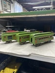 Lionel Standard Gauge Green Passenger Cars 309 310 312 Original Nice. Fixed Price $224.99.