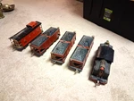 Lionel Standard Coal Train 318E 516 Red/black Caboose 50/50. Fixed Price $1155.00.
