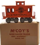 Mccoy's 1002 Standard Gauge 1976 Tca National Convention Caboose Ex/box. Fixed Price $34.99.