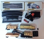 Bachmann Ho Union Pacific Train Set Loco 1206 Crane Railcars Track Trans (TG050). Fixed Price $54.95.