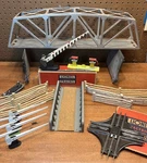Lionel O27 Truss Bridge Layout Lot 252X Crossing Gate Crossover Track Fences. Fixed Price $84.59.