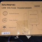 Sunvie Low Voltage Transformer Watts Model Number LVT-MT300-1214AC. Fixed Price $49.95.