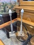 Rare 97 Yrs Old Ives Lionel Prewar 1928 1882/308 Mottled Lamp Post (working). Fixed Price $250.00.