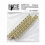 Nce 523-297 Euro 12-2 Terminal Strip (2-PACK). Fixed Price $13.74.