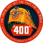 Railway Aluminum Sign Chicago Northwestern Train 8 Inch Round Funny Decor. Fixed Price $24.99.