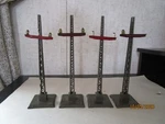 Lionel, Standard Gauge, #60, 4 Telegraph Poles. Fixed Price $30.00.