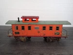 American Flyer 4011 Vintage Standard Gauge Caboose Red W/green Roof 7 Mil Sold. Fixed Price $100.00.