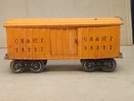 Lionel Railroad Train Box Car Cm & 98237 Standard Gauge Pre War Steel. Fixed Price $39.99.