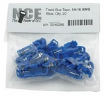 Nce Corporation 286 All Scale Track Bus Taps -- Blue PKG(20). Fixed Price $8.99.