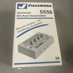 (2) Viessmann 5550 Module 4 Switches Walking Stop Universal. Fixed Price $45.00.