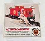 Vintage Bachmann Action Caboose #1428 Ho Scale, Open Box. Fixed Price $9.95.
