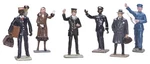 Mth 11-90041 No. 550 Railroad Figure With (set Of 6) Ln/box. Fixed Price $112.79.