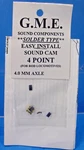 G.m.e. Sound Cam 4.0MM Axle Point Steam Loco Pfm Pbl Dcc ON30,ON3,S,O Scale. Fixed Price $24.95.
