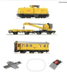 Roco Db Diesel Railway Construction Train Starter Set 5100002 Ho Scale Dcc.... Fixed Price $305.00.