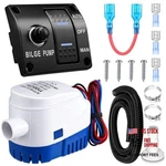 Boat Bilge Pump Automatic 12V 24V 3 Way Switch Panel With 1100GPH. Fixed Price $67.99.