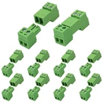 Bokwin Pack 3.81MM Pitch Screw Terminal Block Connector, Pluggable 2 Pin 10. Fixed Price $15.84.