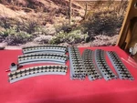 Mth Railking Electric Train Track Lot O-gauge Curved & Straight Pieces. Fixed Price $49.99.