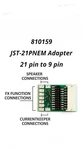 Soundtraxx 810159 JST-21PNEM Adapter Decoder To An Nmra 9-PIN Quick Plug. Fixed Price $14.69.