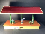 Mth 10-1057 Standard Gauge # 155 Tinplate Freight Shed Ob,instr. Ln Extras.. Fixed Price $220.00.