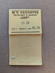 M.v. Products Ls 20 Headlight Marker Lenses Ho Gauge Model Railroad. Fixed Price $10.00.