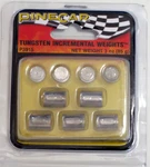 Pinecar P3915 Pinewood Derby Tungsten Incremental Cylinder Weights 3OZ. Fixed Price $17.59.