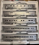 Mth Premiere Santa Fe Car 70' Passenger Set (ribbed) 20-65196 O Gauge. Fixed Price $412.50.