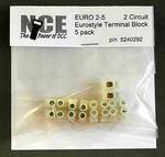 Nce Corporation 292 All Scale 2-CIRCUIT Eurostyle Terminal Strips 14-24 Awg (5). Fixed Price $9.99.