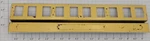 Lionel 338-37 Standard Gauge Repainted Passenger Observation Car Window Insert. Fixed Price $15.00.