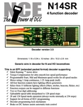 Nce Dcc N14SR Decoder Ho Function Wired 524-131 $5 Offer. Fixed Price $31.19.