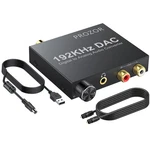 Prozor 192KHZ Digital To Analog Audio Converter Optical Rca Adapter Upgrade. Fixed Price $43.48.