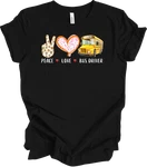 Peace Love Bus Driver T-shirt Perfect Gift For School Heroes. Fixed Price $27.99.