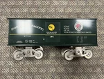+ Mccoy Standard Gauge Tinplate Green Northern Pacific #97111 Box Car *ss. Fixed Price $95.00.