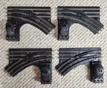 Lionel No 1121 Electric Remote Control O27 Gauges Lot Of 4 Switch Train Tracks. Fixed Price $67.50.