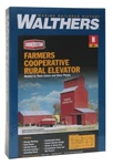 Walthers Scale New 2026 Farmer's Co-op Grain Elevator Kit 933-3238. Fixed Price $34.73.