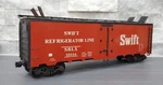 Vtg Scale (rare/no Rivets) 40' Swift #srlx 12034 Refrigerator Line Reefer. Fixed Price $25.95.