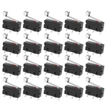 Gtiwung 20PCS Momentary Hinge Metal Roller Lever Micro Switch Ac 5A 125 250V.... Fixed Price $13.14.