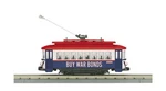 Mth Railking War Bonds Bump Go Trolley Gauge 30-5217. Fixed Price $167.33.