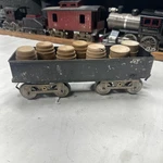Lionel Trains #12 Lake Shore Gondola With Barrels, Standard Gauge. Fixed Price $42.49.