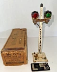 Lionel Prewar O/standard Gauge 076 Block Signal 1923-1928-WORKS Ob. Fixed Price $84.99.