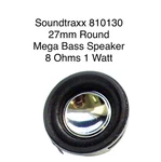 Soundtraxx 810130 27MM Round Mega Bass Speaker Ohms Watt Free Shipping. Fixed Price $15.99.
