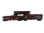 Scale Bowser #55353 & #54051 Bay Hopper Prr Boxcar Set. Fixed Price $29.77.
