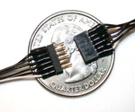 New Train Control Systems Tcs 1337 6 Pin Mini Connector & Wire Harness Blk Wht. Fixed Price $18.49.