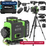 Laser 360 Self Leveling With Tripod, Remote Control 4D Green 16 Line. Fixed Price $104.84.