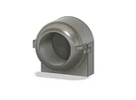 Scale Detail Parts - Round Top Pilot Mount Ditch Light (qty 4). Fixed Price $5.50.
