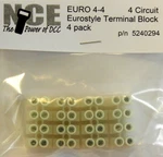 Nce New 2024 EURO4-4 Circuit Eurostyle Terminal Block Strip 5240294. Fixed Price $21.50.