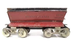 Lionel 16 Prr Ballast Dump Car Maroon, Black Prewar Standard Gauge X7419. Fixed Price $99.00.