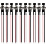 Gebildet 3V-6V-12V-24V-230V/1A 10PCS 7MM Black Prewired Mini Momentary. Fixed Price $10.52.