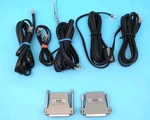 Lot: Digitrax PR-1, MS-100, & 5 Train Decoder Programmer Interface Cables. Fixed Price $19.99.