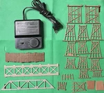 Ho Scale Troller Autopulse Transformer +truss Bridge & Trestle Parts (incomplet). Fixed Price $23.00.